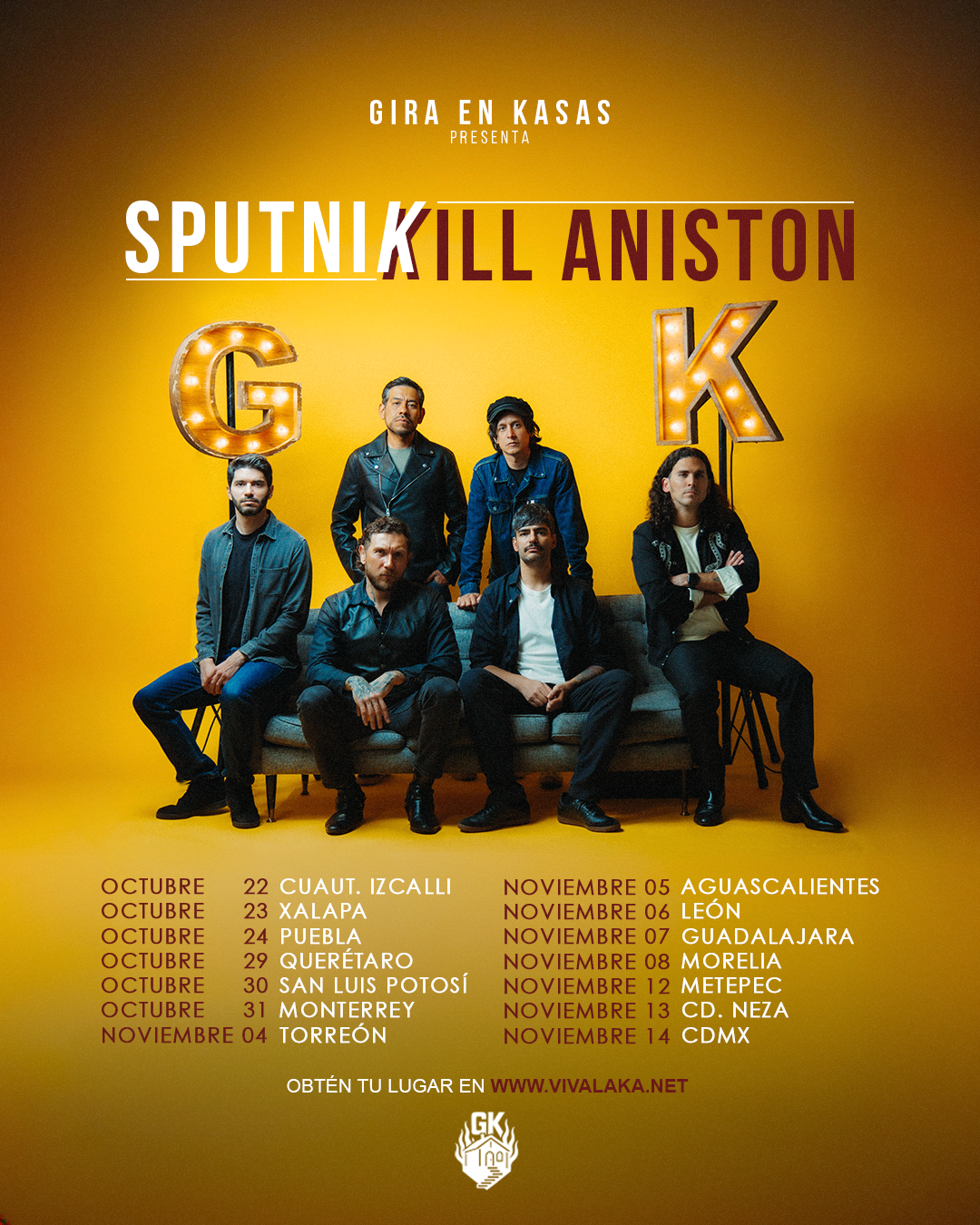 Sputnik x Kill Aniston — Gira en Kasas 2026